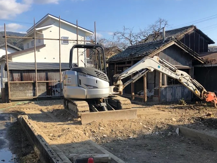 アパート解体工事