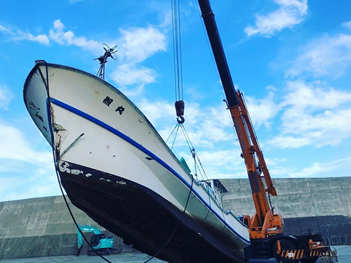 船舶解体工事